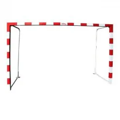Jim Sports Juego Porterías Fútbol Sala Metálicas Abatibles (80 X 80 Mm)