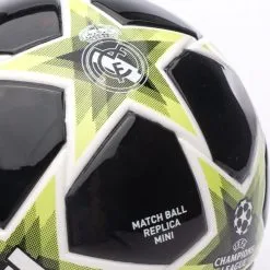 Balón Adidas Mini UEFA Champions League Real Madrid CF -tienda de material de futbol balon adidas mini champions league ucl real madrid cf 2022 2023 black pulse lime white 2