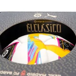 Balón Puma LaLiga 1 Orbita Hybrid "El Clásico" 2022-2023 -tienda de material de futbol balon puma laliga 1 orbita hybrid el clasico 2022 2023 white beetroot purple blue atoll 4