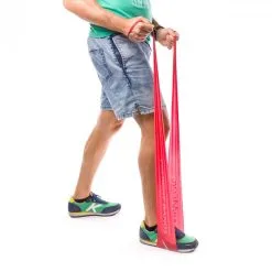 Banda Rehab Medic De Látex Resistencia Media (1,5 M) -tienda de material de futbol banda rehab medic latex para ejercicio 15m rojo 2