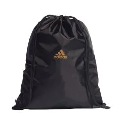Bolsa Adidas Gym Sack Alemania Mundial Qatar 2022 -tienda de material de futbol bolsa adidas alemania mundial qatar 2022 black tactile gold metallic 1