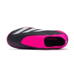 Bota Adidas Predator Accuracy .3 LL Turf Niño -tienda de material de futbol bota adidas predator accuracy .3 ll turf nino core black white shock pink 4