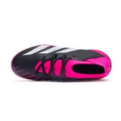 Bota Adidas Predator Accuracy .3 Turf Niño -tienda de material de futbol bota adidas predator accuracy .3 turf nino core black white shock pink 4