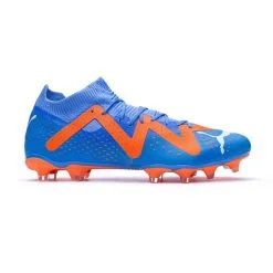 Bota Puma Future Match FG/AG Mujer -tienda de material de futbol bota puma future match fgag mujer blue glimmer white ultra orange 6