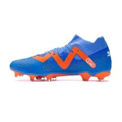 Bota Puma Future Match FG/AG Mujer -tienda de material de futbol bota puma future match fgag mujer blue glimmer white ultra orange 7