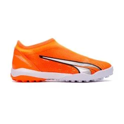 Bota Puma Ultra Match LL Turf + Mid Niño 8 Bota Puma Ultra Match LL Turf + Mid Niño -tienda de material de futbol bota puma ultra match ll turf mid nino ultra orange white blue glimmer 1