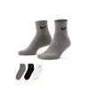 Calcetines Nike Everyday Cushioned Ankle (3 Pares) -tienda de material de futbol calcetines nike everyday cushioned ankle 3 pares black white grey 0