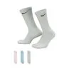 Calcetines Nike Everyday Plus Cushioned Crew (3 Pares) -tienda de material de futbol calcetines nike everyday plus cushioned crew 3 pares light silver black cobabliss black pink foam 0