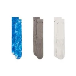 Calcetines Nike Everyday Plus Cushioned Crew (3 Pares) -tienda de material de futbol calcetines nike everyday plus cushioned crew 3 pares summit white black carbon heather black game 2