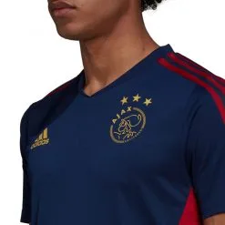 Camiseta Adidas Ajax De Ámsterdam Training 2022-2023 -tienda de material de futbol camiseta adidas ajax de amsterdam training 2022 2023 navy blue 4