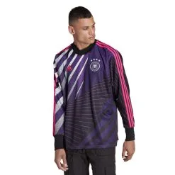 Camiseta Adidas Alemania Fanswear Mundial Qatar 2022 -tienda de material de futbol camiseta adidas alemania fanswear mundial qatar 2022 black active purple 2
