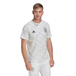 Camiseta Adidas Alemania Fanswear Mundial Qatar 2022 -tienda de material de futbol camiseta adidas alemania fanswear mundial qatar 2022 white 1