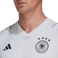 Camiseta Adidas Alemania Pre-Match Mundial Qatar 2022 -tienda de material de futbol camiseta adidas alemania pre match mundial qatar 2022 white 4