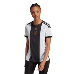 Camiseta Adidas Alemania Segunda Equipación Mundial Qatar 2022 Mujer -tienda de material de futbol camiseta adidas alemania primera equipacion mundial qatar 2022 mujer white 2