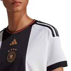 Camiseta Adidas Alemania Segunda Equipación Mundial Qatar 2022 Mujer -tienda de material de futbol camiseta adidas alemania primera equipacion mundial qatar 2022 mujer white 4