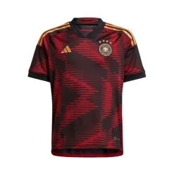 Camiseta Adidas Alemania Segunda Equipación Mundial Qatar 2022 Niño