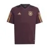 Camiseta Adidas Alemania Training Mundial Qatar 2022 Niño -tienda de material de futbol camiseta adidas alemania training mundial qatar 2022 nino shadow maroon 0