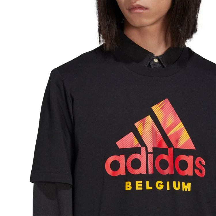 Camiseta Adidas Bélgica Fanswear Mundial Qatar 2022 6 Camiseta Adidas Bélgica Fanswear Mundial Qatar 2022 - Imagen 4