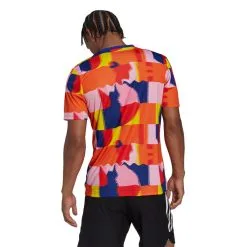 Camiseta Adidas Bélgica Pre-Match Mundial Qatar 2022 -tienda de material de futbol camiseta adidas belgica pre match mundial qatar 2022 multicolor 3