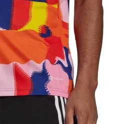 Camiseta Adidas Bélgica Pre-Match Mundial Qatar 2022 -tienda de material de futbol camiseta adidas belgica pre match mundial qatar 2022 multicolor 5