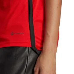 Camiseta Adidas Bélgica Primera Equipación Mundial Qatar 2022 Mujer -tienda de material de futbol camiseta adidas belgica primera equipacion 2022 2023 mujer red black 3