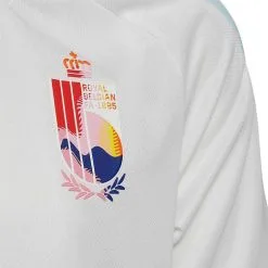 Camiseta Adidas Bélgica Segunda Equipación Mundial Qatar 2022 Niño -tienda de material de futbol camiseta adidas belgica segunda equipacion mundial qatar 2022 nino white 3