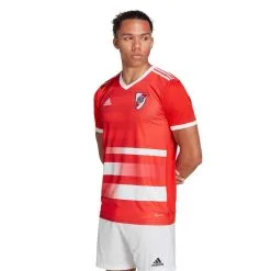 Camiseta Adidas CA River Plate Segunda Equipación 2022-2023 -tienda de material de futbol camiseta adidas ca river plate segunda equipacion 2022 2023 active red 2