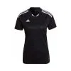 Camiseta Adidas Condivo 22 Matchday M/c Mujer -tienda de material de futbol camiseta adidas condivo 22 matchday mc mujer black white 0