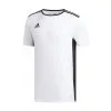 Camiseta Adidas Entrada 18 M/c Niño -tienda de material de futbol camiseta adidas entrada 18 mc nino white black 0