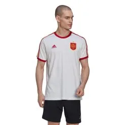 Camiseta Adidas España Fanswear Mundial Qatar 2022 -tienda de material de futbol camiseta adidas espana fanswear mundial qatar 2022 white 1 1