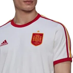 Camiseta Adidas España Fanswear Mundial Qatar 2022 -tienda de material de futbol camiseta adidas espana fanswear mundial qatar 2022 white 3