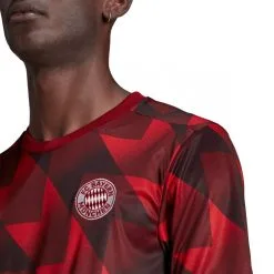Camiseta Adidas FC Bayern De Múnich Pre-Match 2022-2023 -tienda de material de futbol camiseta adidas fc bayern de munich pre match 2022 2023 true red colleg burgundy black 5