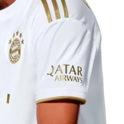 Camiseta Adidas FC Bayern De Múnich Segunda Equipación 2022-2023 -tienda de material de futbol camiseta adidas fc bayern de munich segunda equipacion 2022 2023 white dark football gold 3