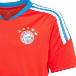 Camiseta Adidas FC Bayern De Múnich Training 2022-2023 Niño -tienda de material de futbol camiseta adidas fc bayern de munich training 2022 2023 nino red bright royal 3
