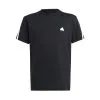 Camiseta Adidas Future Icons 3 Stripes Niño -tienda de material de futbol camiseta adidas future icons 3 stripes nino black white 0