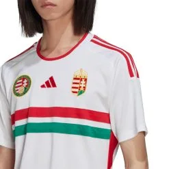 Camiseta Adidas Hungría Segunda Equipación 2022-2023 -tienda de material de futbol camiseta adidas hungria segunda equipacion world cup 2022 white colleg red 3