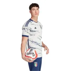 Camiseta Adidas Italia Segunda Equipación 2022-2023 -tienda de material de futbol camiseta adidas italia segunda equipacion 2022 2023 off white 3