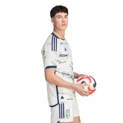 Camiseta Adidas Italia Segunda Equipación Authentic 2022-2023 -tienda de material de futbol camiseta adidas italia segunda equipacion authentic 2022 2023 off white 3