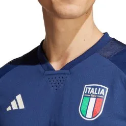 Camiseta Adidas Italia Training 2022-2023 -tienda de material de futbol camiseta adidas italia training 2022 2023 dark blue cream white 4