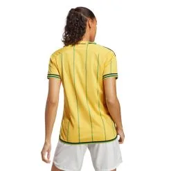 Camiseta Adidas Jamaica Primera Equipación Mundial Femenino 2023 Mujer -tienda de material de futbol camiseta adidas jamaica primera equipacion 2022 2023 mujer bold gold vivid green 3