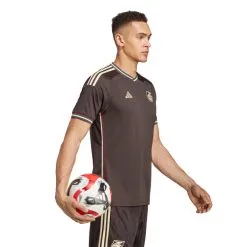 Camiseta Adidas Jamaica Segunda Equipación 2022-2023 -tienda de material de futbol camiseta adidas jamaica segunda equipacion 2022 2023 night brown 4