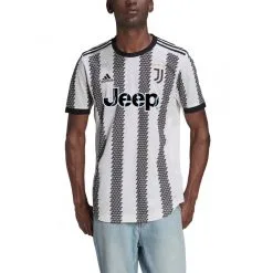 Camiseta Adidas Juventus FC Primera Equipación Authentic 2022-2023 -tienda de material de futbol camiseta adidas juventus fc primera equipacion authentic 2022 2023 white black 3