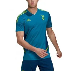 Camiseta Adidas Juventus FC Training 2022-2023 9 Camiseta Adidas Juventus FC Training 2022-2023 -tienda de material de futbol camiseta adidas juventus fc training 2022 2023 active teal 2