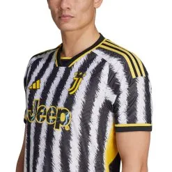 Camiseta Adidas Juventus Primera Equipación Authentic 2023-2024 -tienda de material de futbol camiseta adidas juventus primera equipacion authentic 2023 2024 black white 4