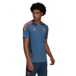 Camiseta Adidas Manchester United FC Training 2022-2023 8 Camiseta Adidas Manchester United FC Training 2022-2023 -tienda de material de futbol camiseta adidas manchester united fc training 2022 2023 crew blue 1