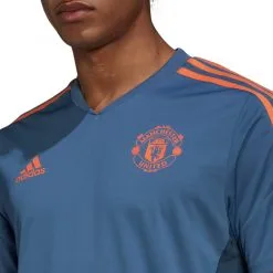 Camiseta Adidas Manchester United FC Training 2022-2023 10 Camiseta Adidas Manchester United FC Training 2022-2023 -tienda de material de futbol camiseta adidas manchester united fc training 2022 2023 crew blue 3