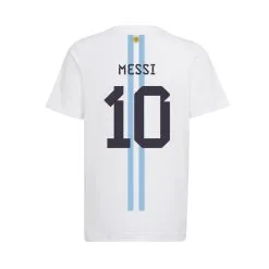 Camiseta Adidas Messi 10 Graphic Niño 8 Camiseta Adidas Messi 10 Graphic Niño -tienda de material de futbol camiseta adidas messi 10 gfx nino white 1