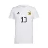 Camiseta Adidas Messi 10 Graphic -tienda de material de futbol camiseta adidas messi 10 gfx white 0