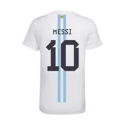 Camiseta Adidas Messi 10 Graphic -tienda de material de futbol camiseta adidas messi 10 gfx white 1