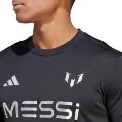 Camiseta Adidas Messi Training -tienda de material de futbol camiseta adidas messi training black 4